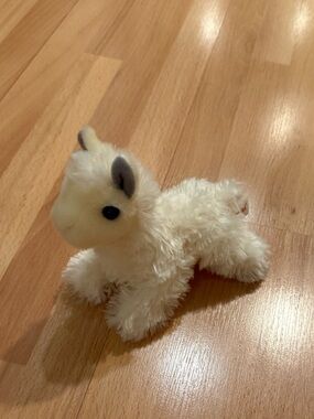 Plush Small Pet Toy - Cream Llama Plush
